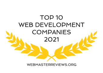 Badges for Top 10 Web Development Companies 2021
