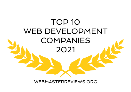 Badges for Top 10 Web Development Companies 2021